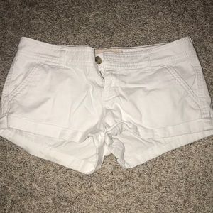 Hollister White Shorts
